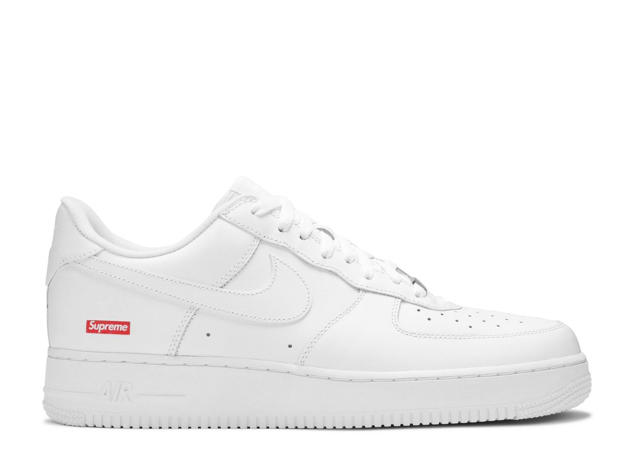 NIKE AIRFORCE 1 LOW SUPREME WHITE
