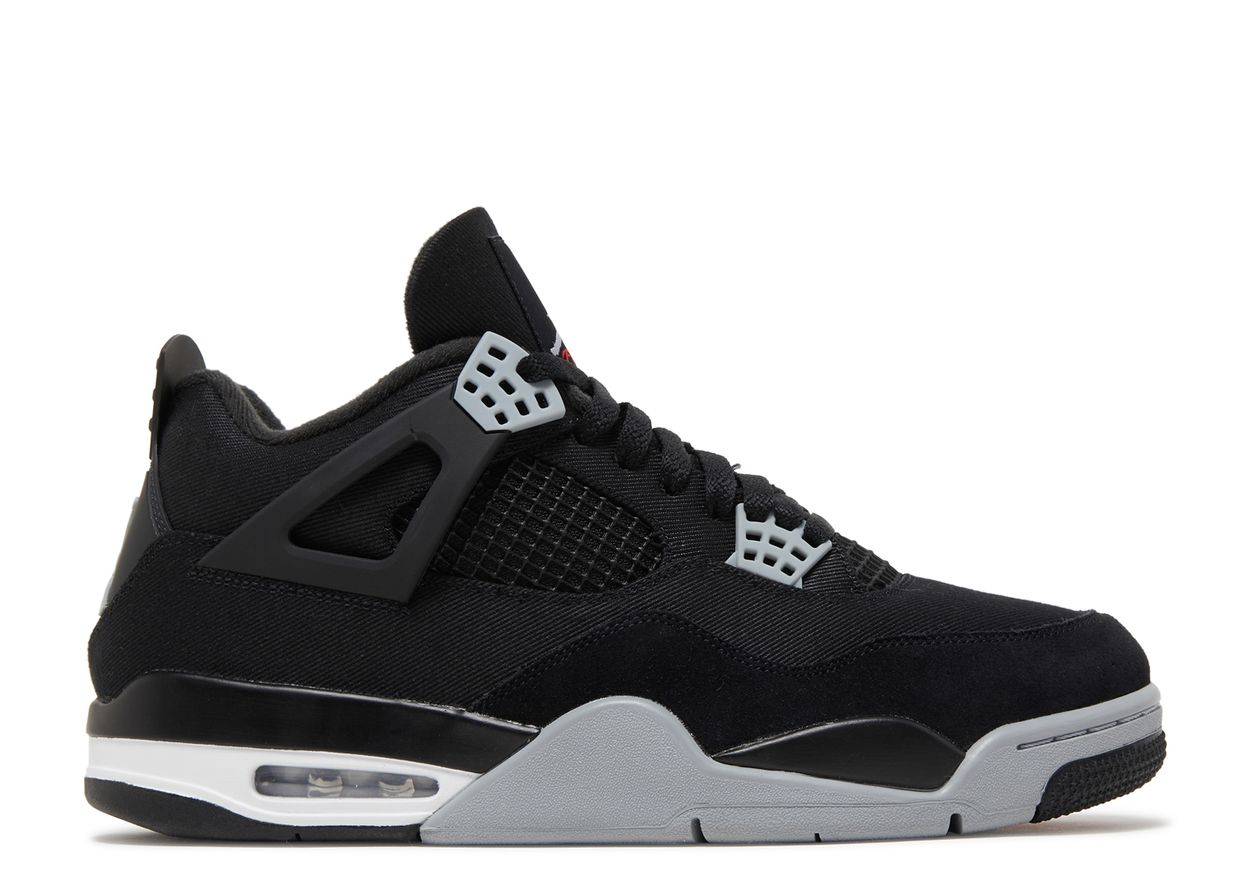 JORDAN 4 RETRO SE BLACK CANVAS
