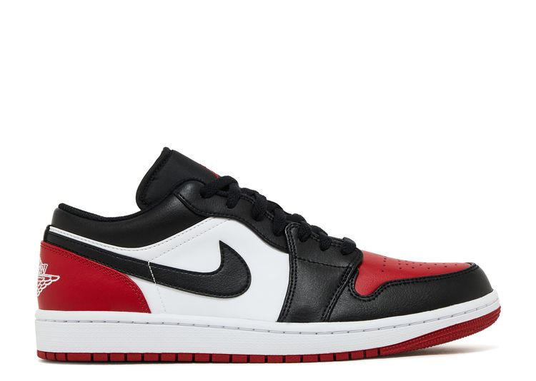 JORDAN 1 LOW BRED TOE