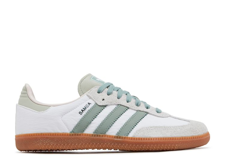 ADIDAS SAMBA SILVER GREEN PUTTY MAUVE