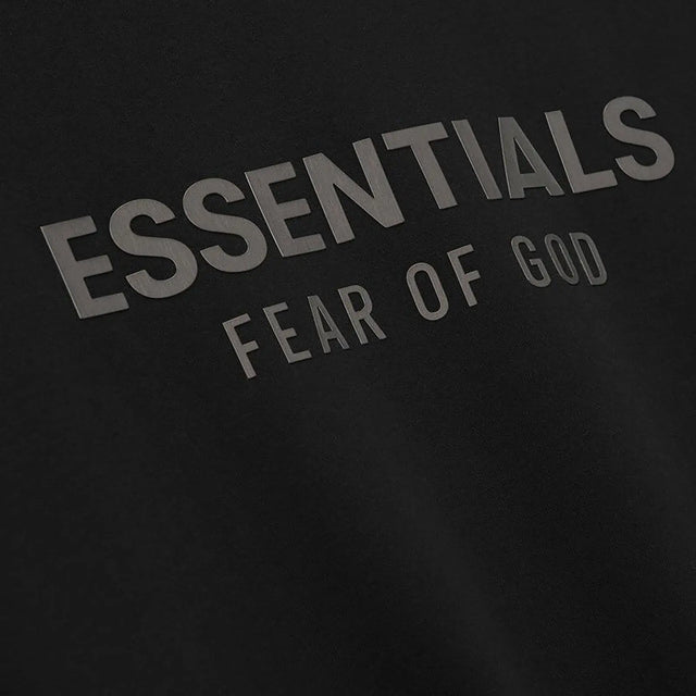 FEAR OF GOD ESSENTIALS HOODIE JET BLACK