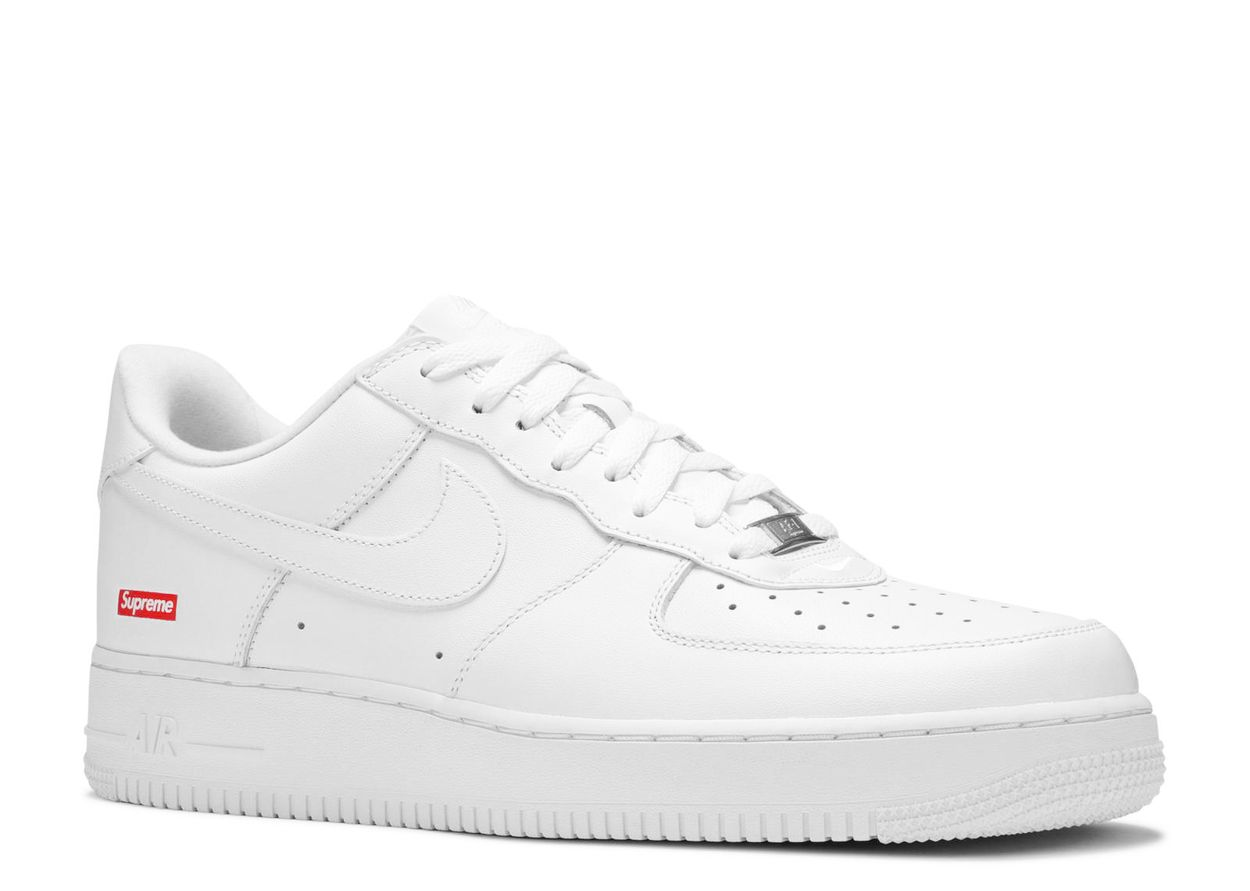 NIKE AIRFORCE 1 LOW SUPREME WHITE