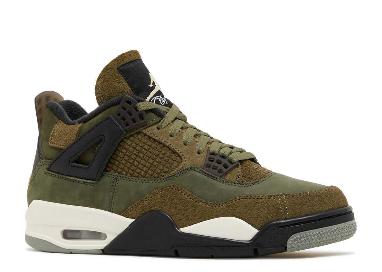 JORDAN 4 RETRO CRAFT OLIVE