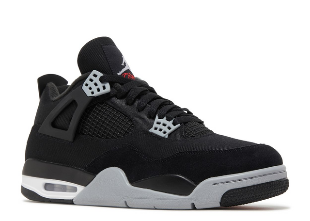 JORDAN 4 RETRO SE BLACK CANVAS