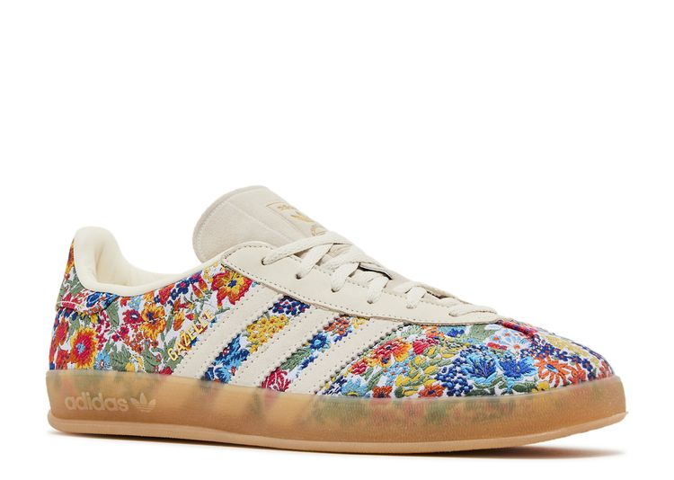ADIDAS GAZELLE LIBERTY LONDON FLORAL EMBROIDERY WOMENS