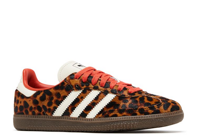 ADIDAS SAMBA PRELOVED RED LEOPARD