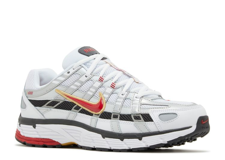 NIKE P-6000 WHITE GOLD RED