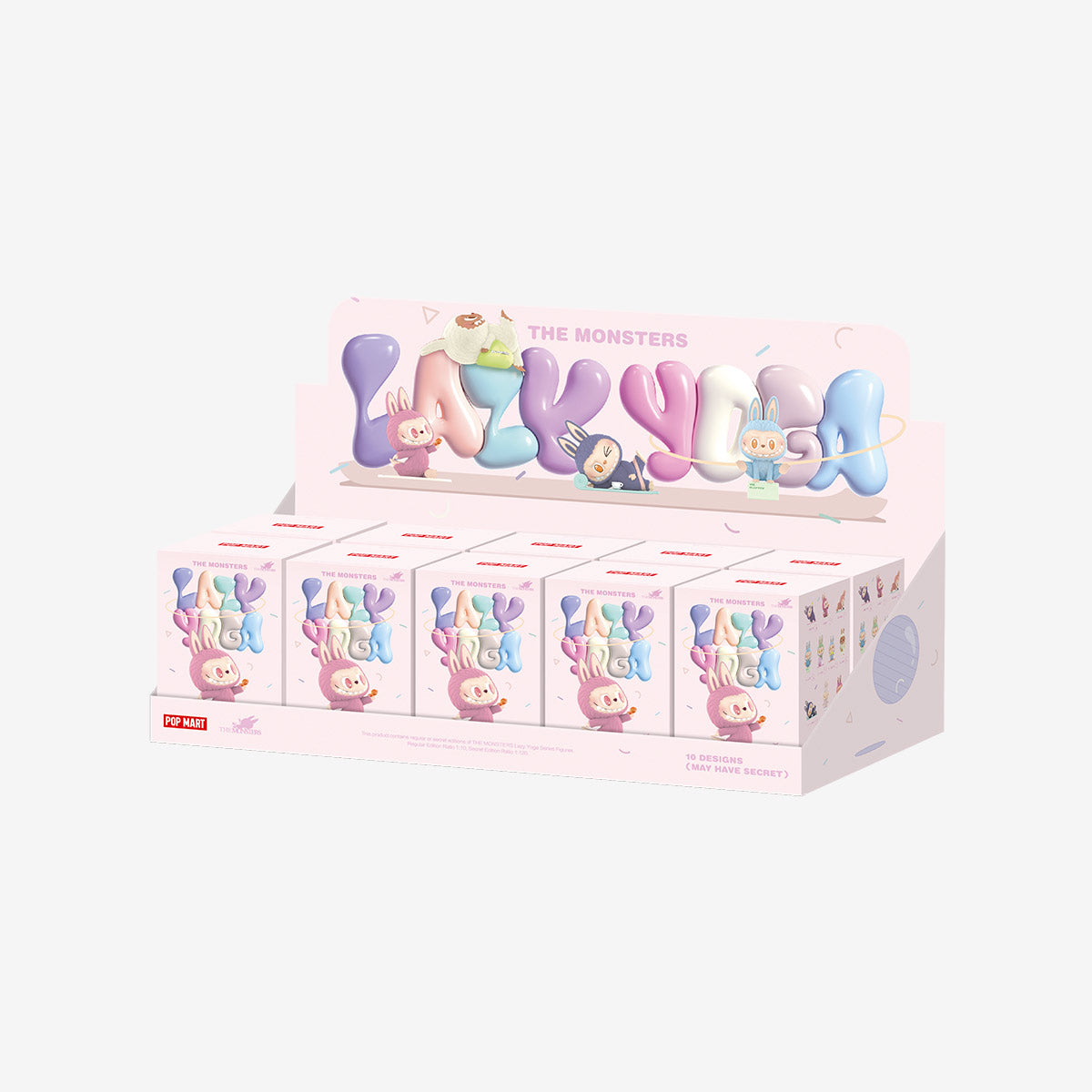 POP MART LABUBU LAZY YOGA SINGLE BLIND BOX