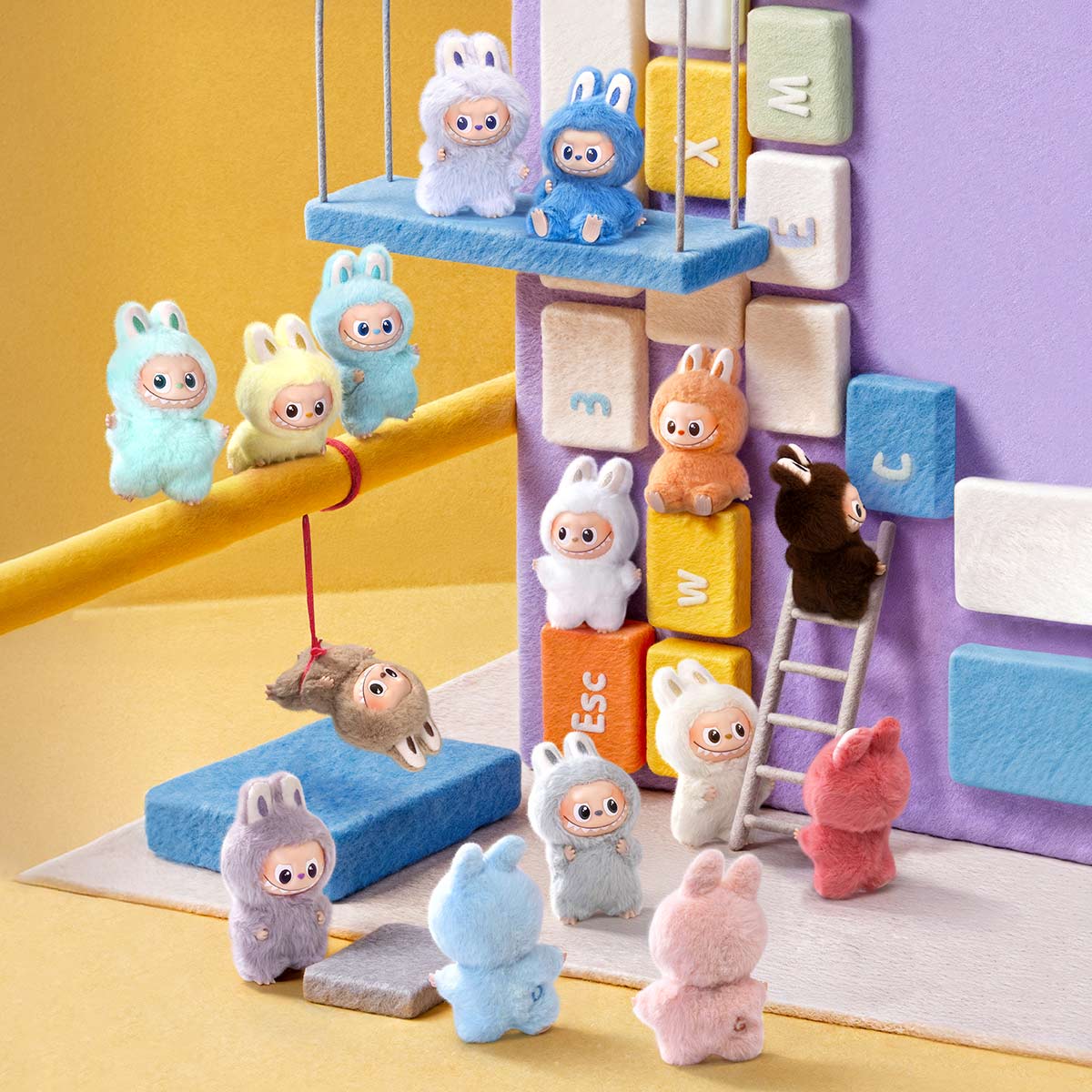 POP MART LABUBU PIN FOR LOVE SINGLE BLIND BOX (N-Z)