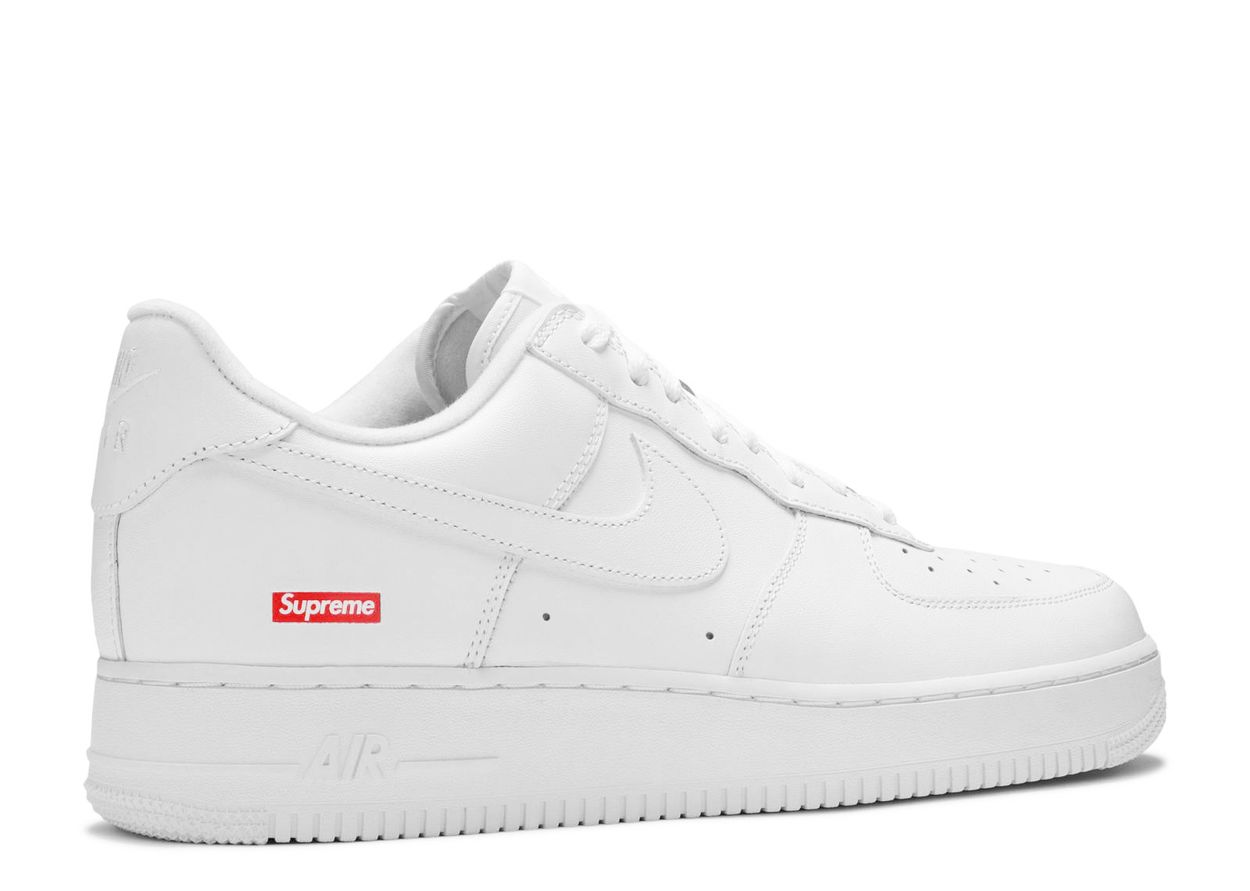 NIKE AIRFORCE 1 LOW SUPREME WHITE