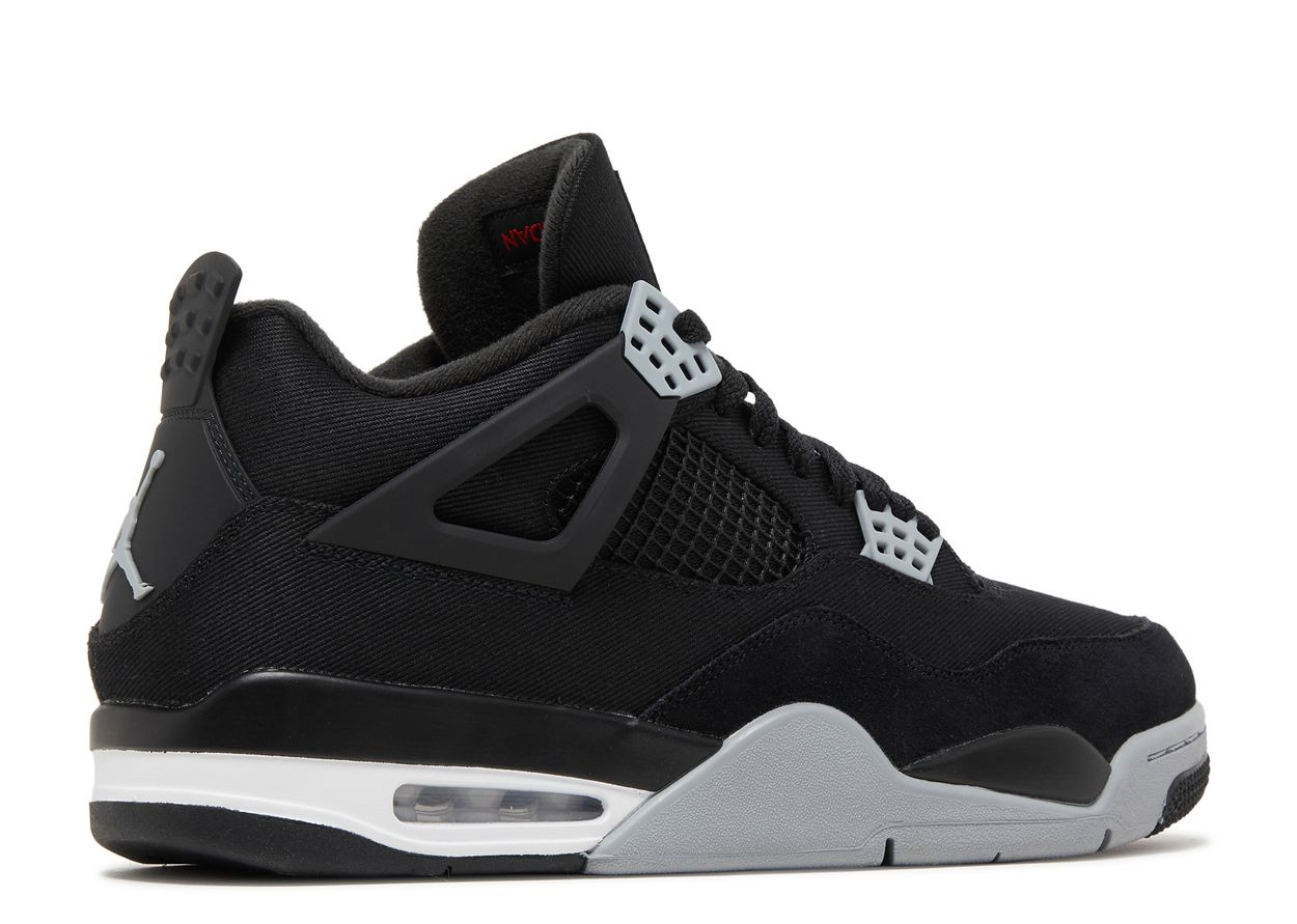 JORDAN 4 RETRO SE BLACK CANVAS