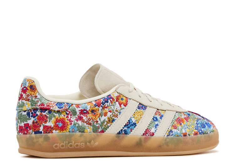 ADIDAS GAZELLE LIBERTY LONDON FLORAL EMBROIDERY WOMENS