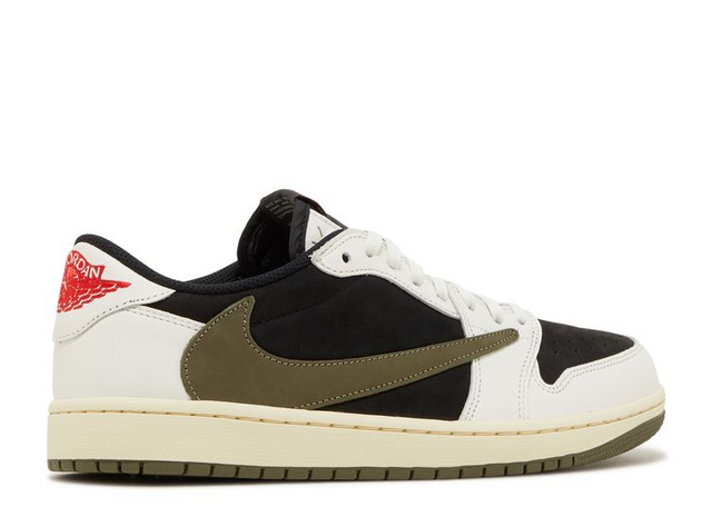 JORDAN 1 LOW x TRAVIS SCOTT OLIVE