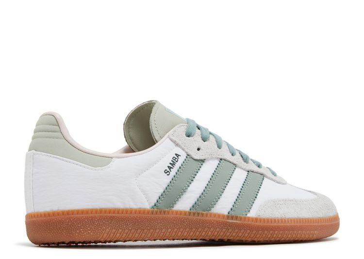 ADIDAS SAMBA SILVER GREEN PUTTY MAUVE