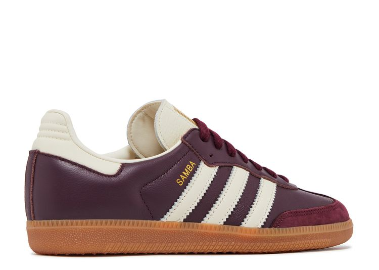 ADIDAS SAMBA OG MAROON GOLD
