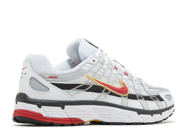NIKE P-6000 WHITE GOLD RED