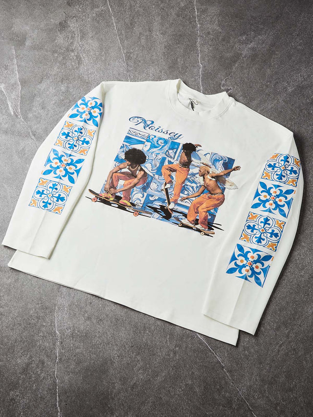 BLUE TILE SKATER LONG SLEEVE