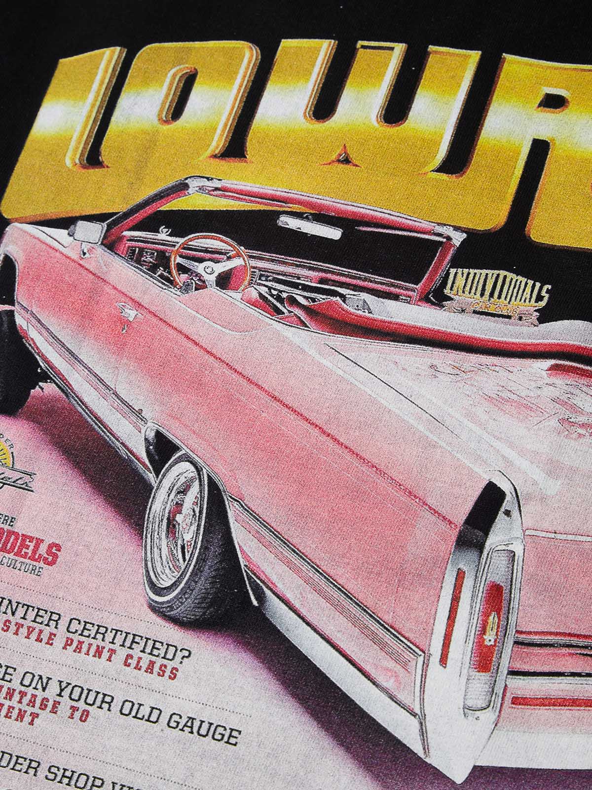 LOWRIDER T-SHIRT BLACK PINK