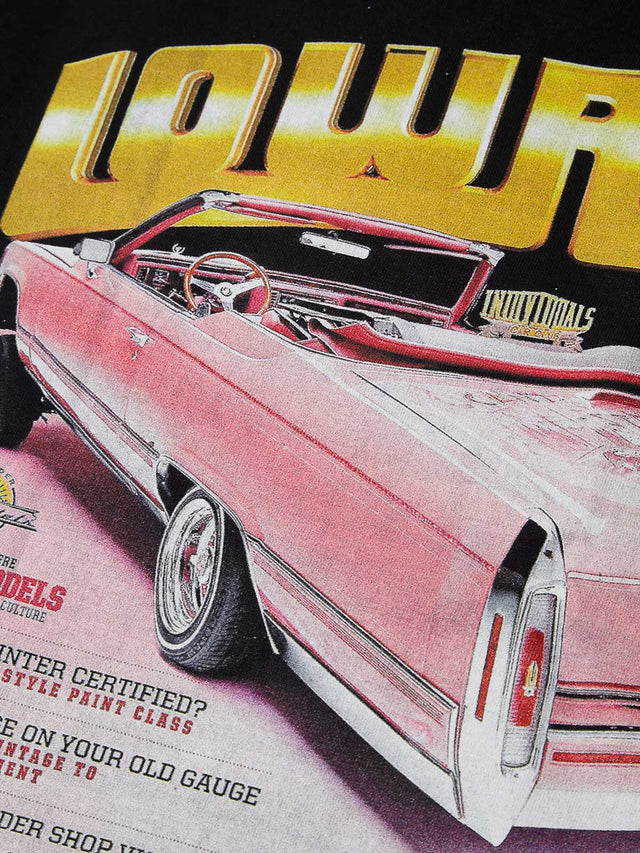 LOWRIDER T-SHIRT BLACK PINK