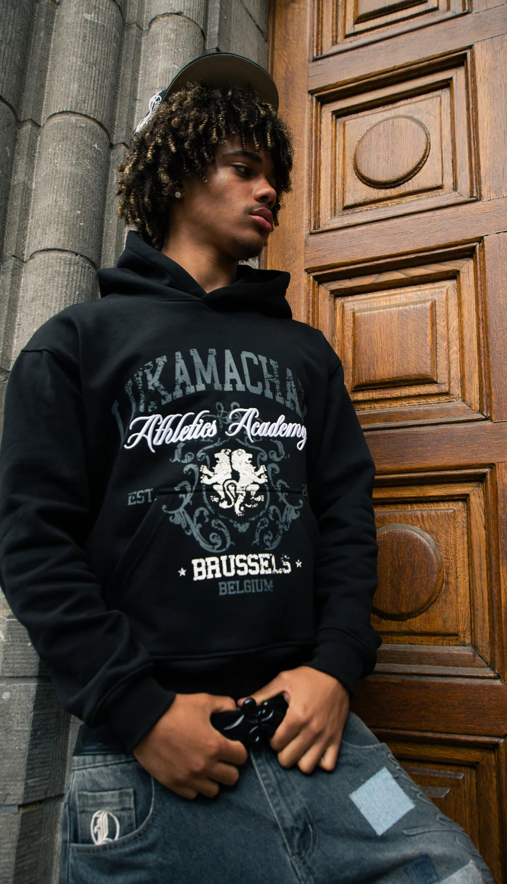 LUKAMACHAIN BRUSSELS HOODIE BLACK
