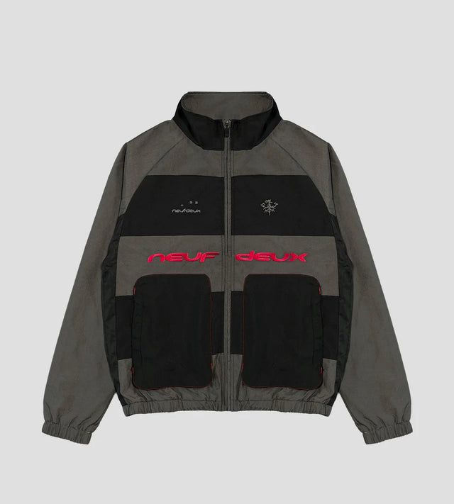 NEUFDEUX DIAMOND RIPSTOP JACKET BLACK