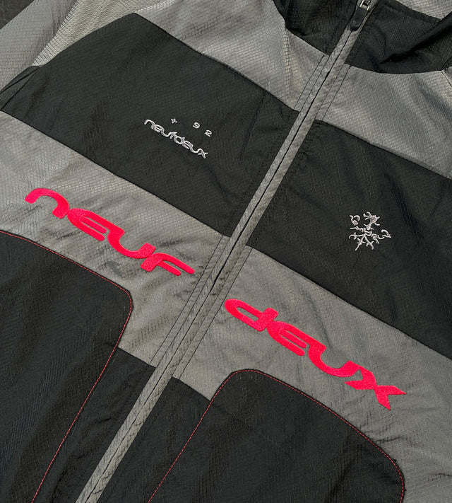 NEUFDEUX DIAMOND RIPSTOP JACKET BLACK