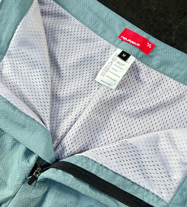 NEUFDEUX DIAMOND RIPSTOP JACKET BLUE
