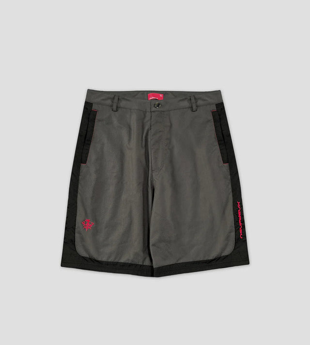 NEUFDEUX DIAMOND RIPSTOP SHORTS BLACK
