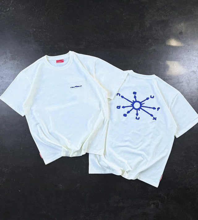 NEUFDEUX DEVISION TEE CREAM
