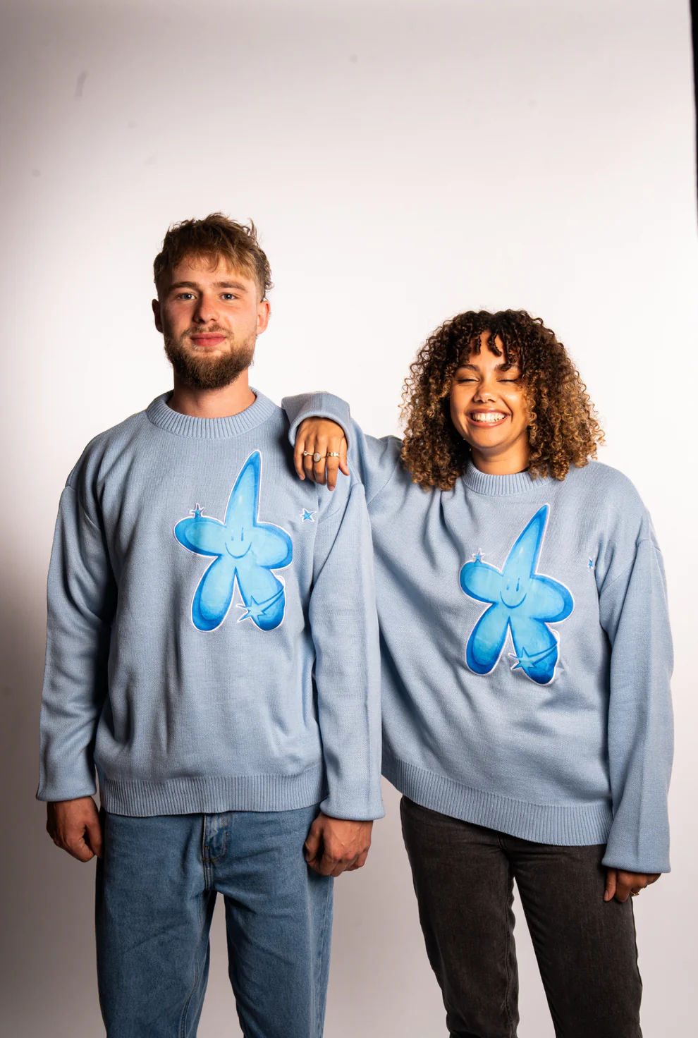 FLOR FANTASTY BLUE KNITWEAR