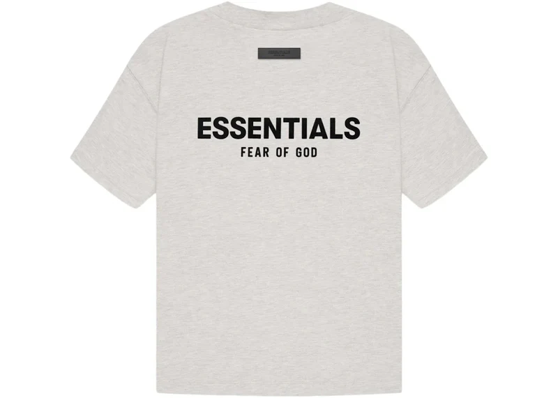 FEAR OF GOD ESSENTIALS LIGHT OATMEAL T-SHIRT