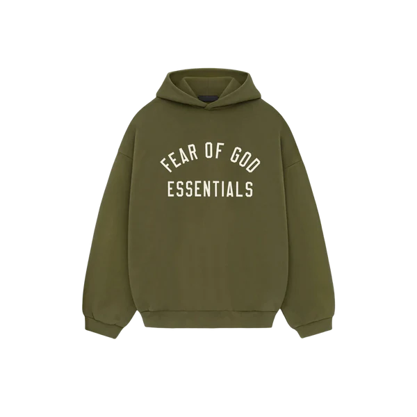 FEAR OF GOD ESSENTIALS MILITARY GREEN FULL SET