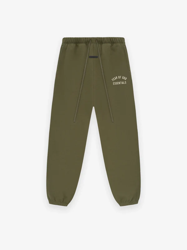 FEAR OF GOD ESSENTIALS MILITARY GREEN FULL SET