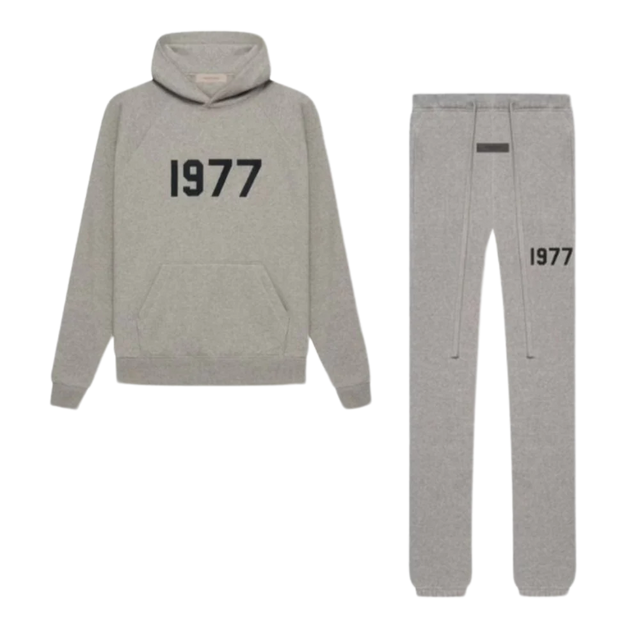 FEAR OF GOD ESSENTIALS 1977 DARK OAT FULL SET