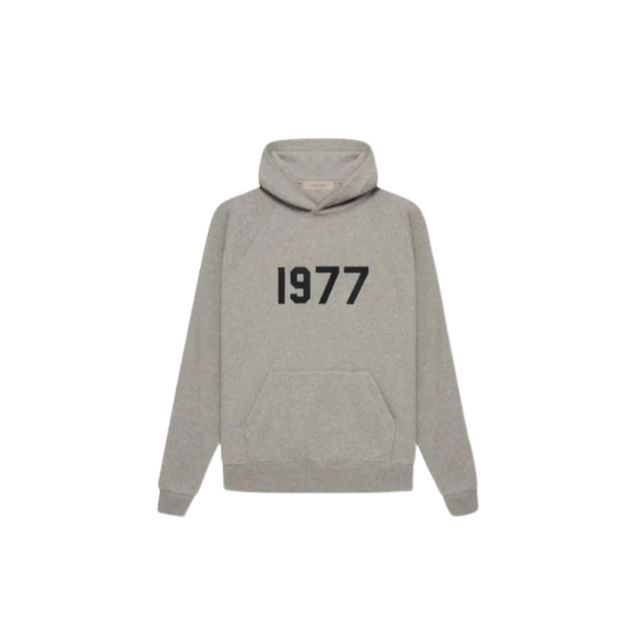 FEAR OF GOD ESSENTIALS HOODIE 1977 DARK OATMEAL