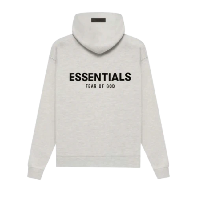 FEAR OF GOD ESSENTIALS HOODIE LIGHT OATMEAL
