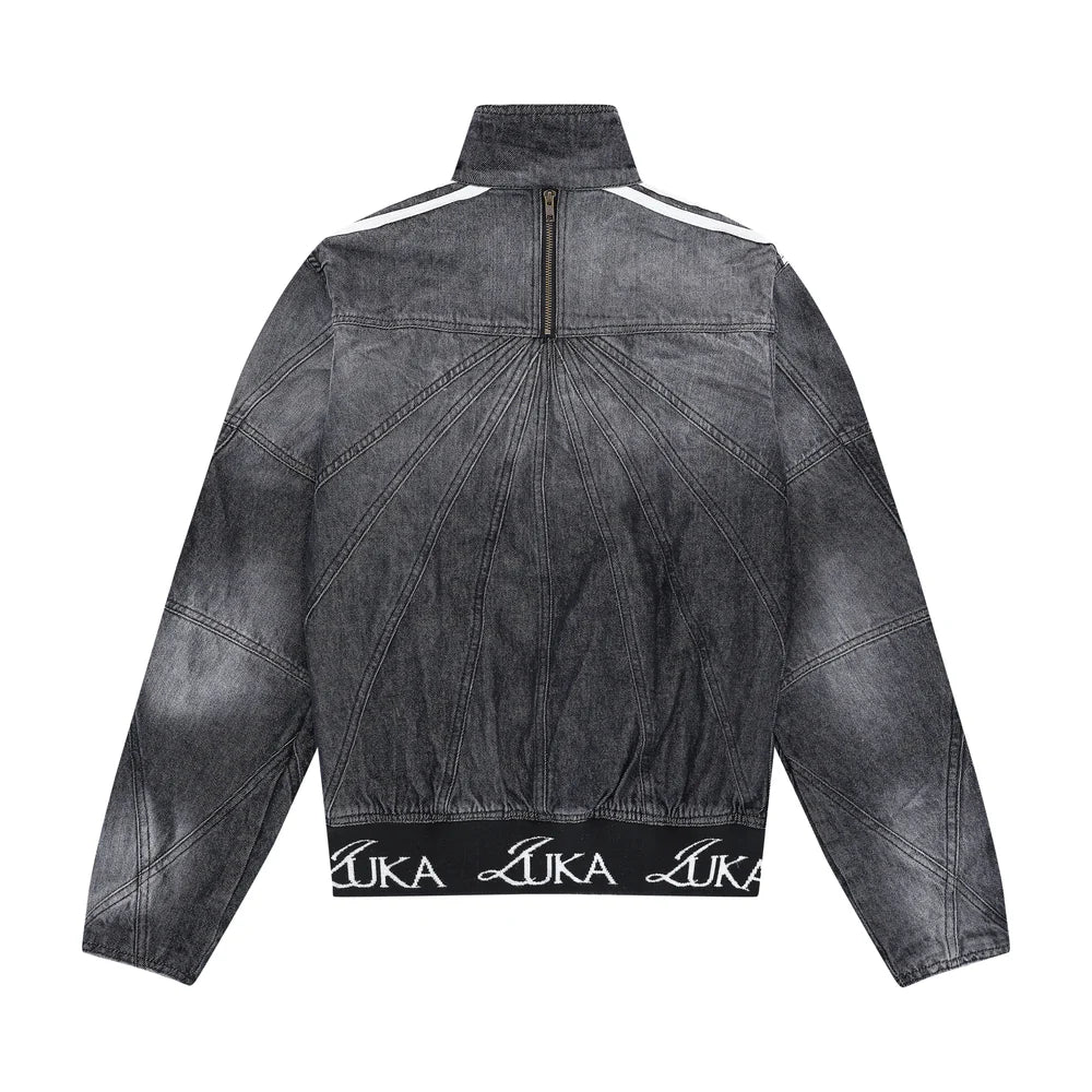 LUKAMACHAIN DENIM JACKET BLACK