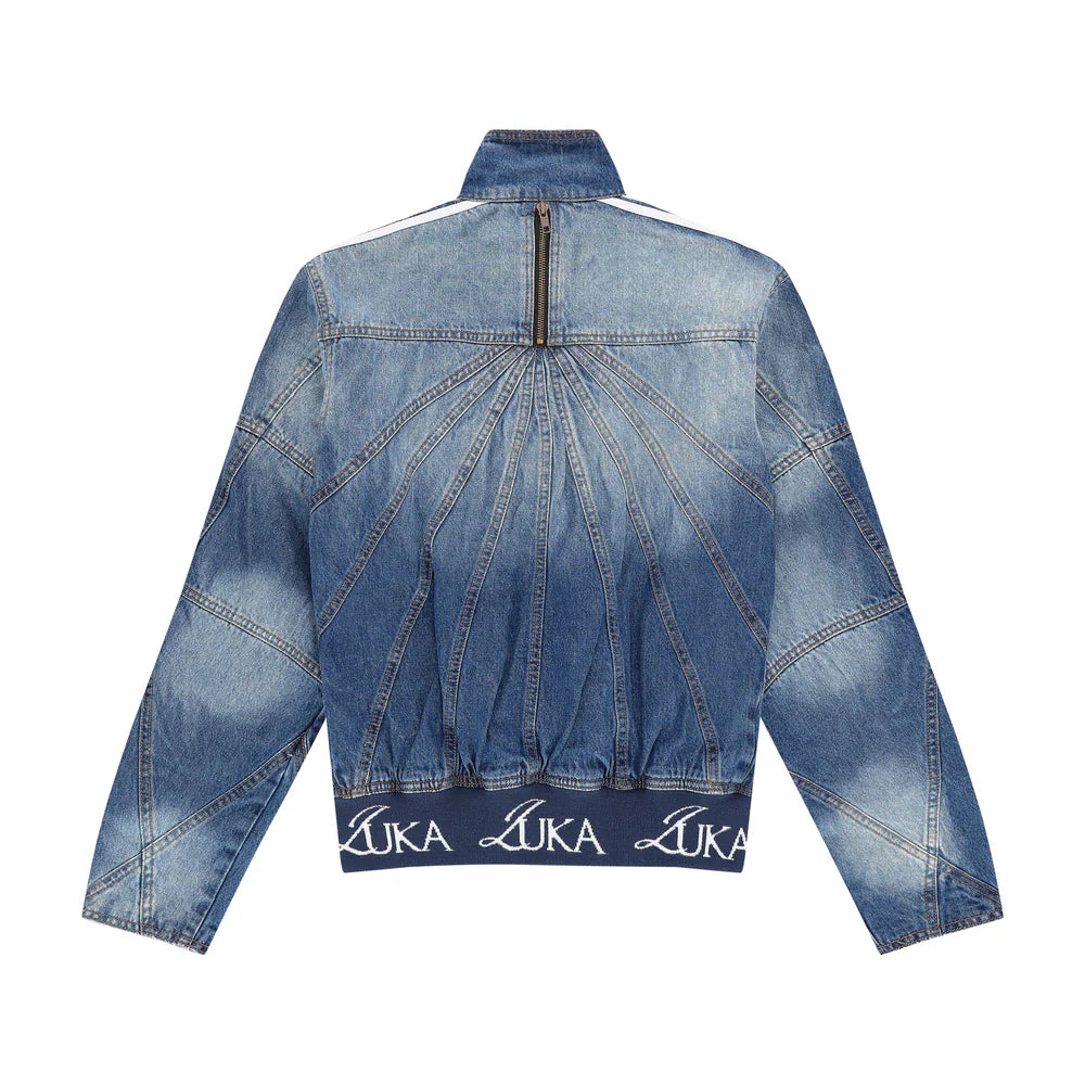 LUKAMACHAIN DENIM JACKET BLUE