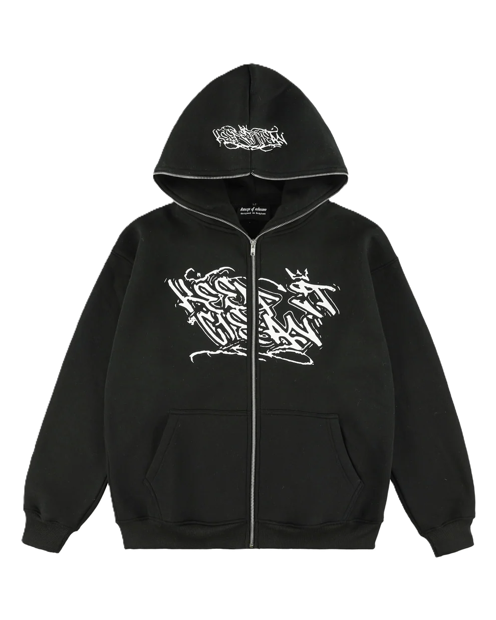 KEEP IT CLEAN SIXT SENSE FULL ZIPPER BLACK