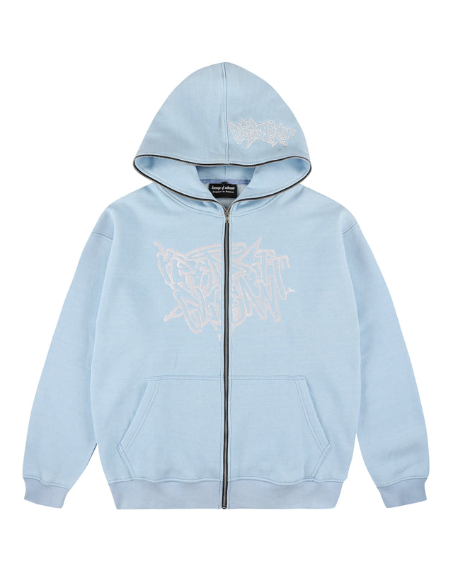 KEEP IT CLEAN STREETCODE FULL ZIPPER BLUE SKY