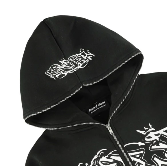 KEEP IT CLEAN SIXT SENSE FULL ZIPPER BLACK