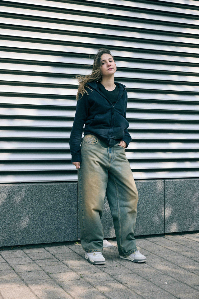 KEEP IT CLEAN LOOSE PANTS RUSTY INDIGO