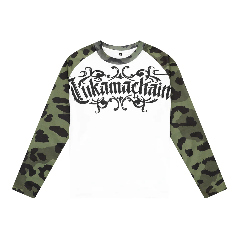 LUKAMACHAIN LONG SLEEVE ARMY LEOPARD