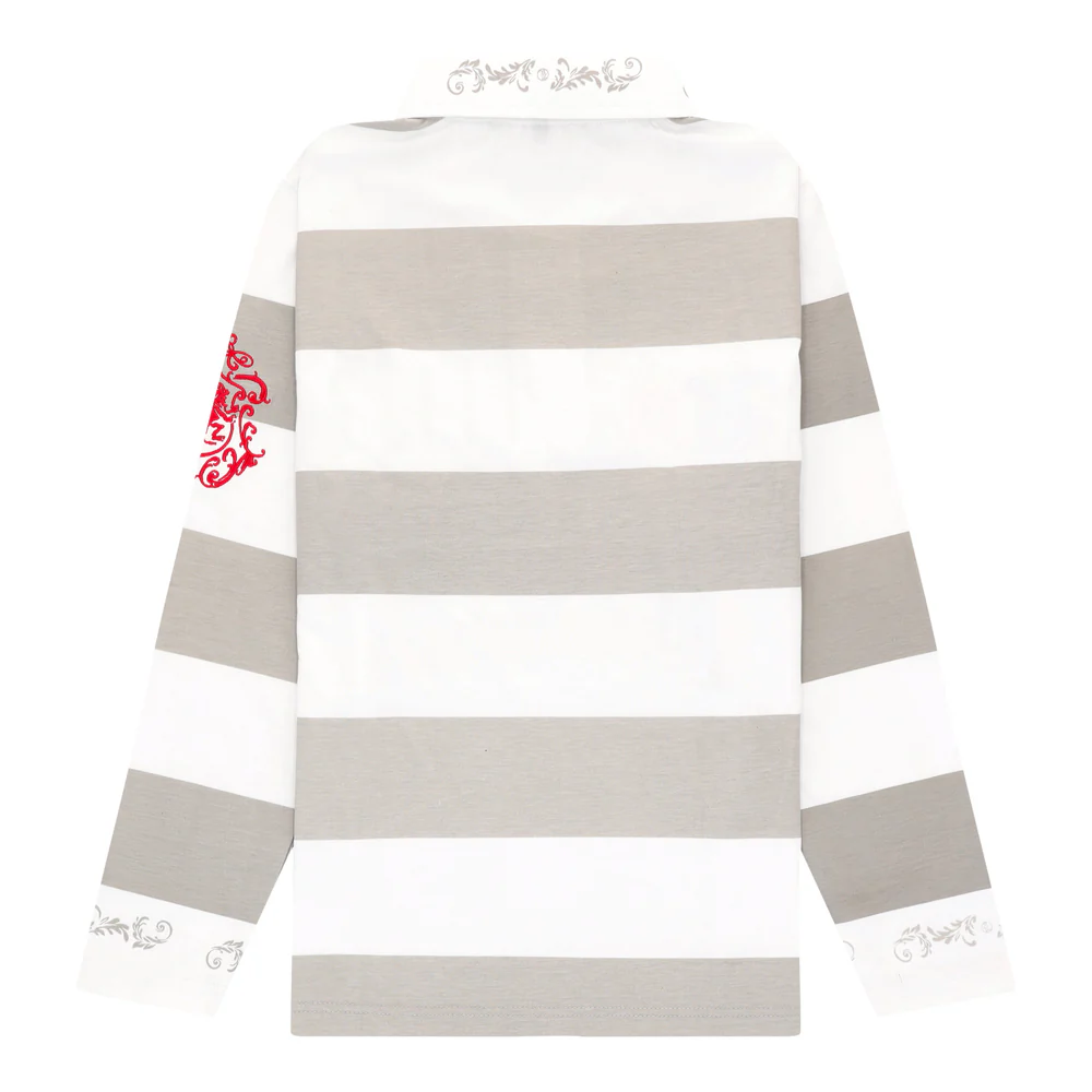 LUKAMACHAIN LONG SLEEVE POLO GREY