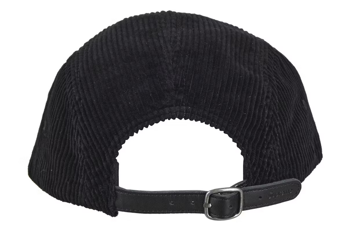 SUPREME CORDUROY CAMP CAP BLACK