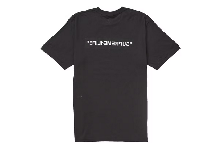SUPREME 4 LIFE TEE BLACK