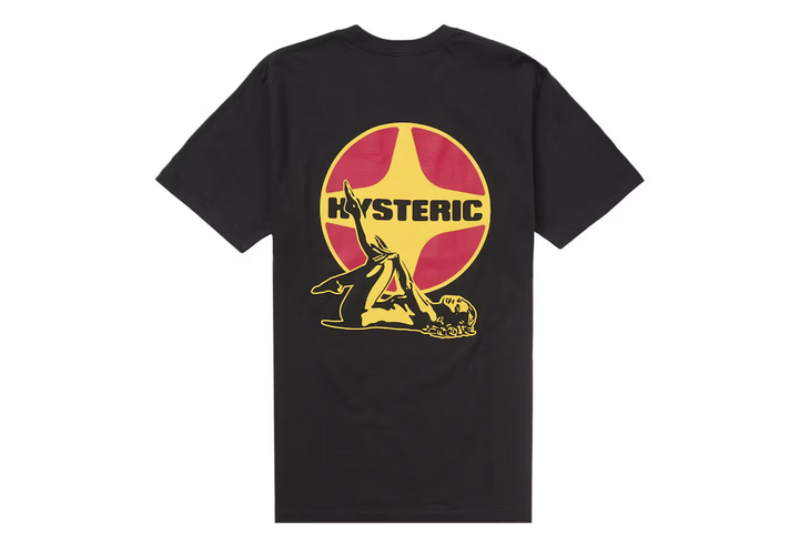SUPREME HYSTERIC GLAMOUR PIN UP TEE BLACK