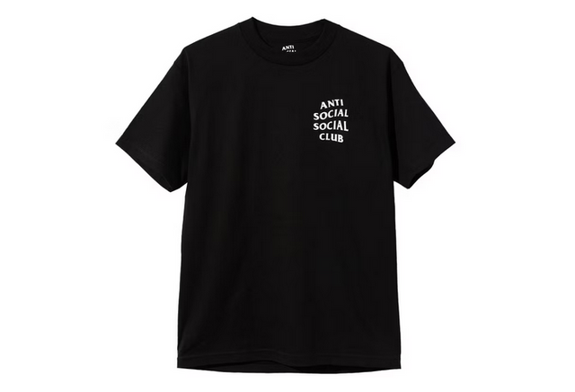 ANTI SOCIAL SOCIAL CLUB LOGO 2 TEE BLACK