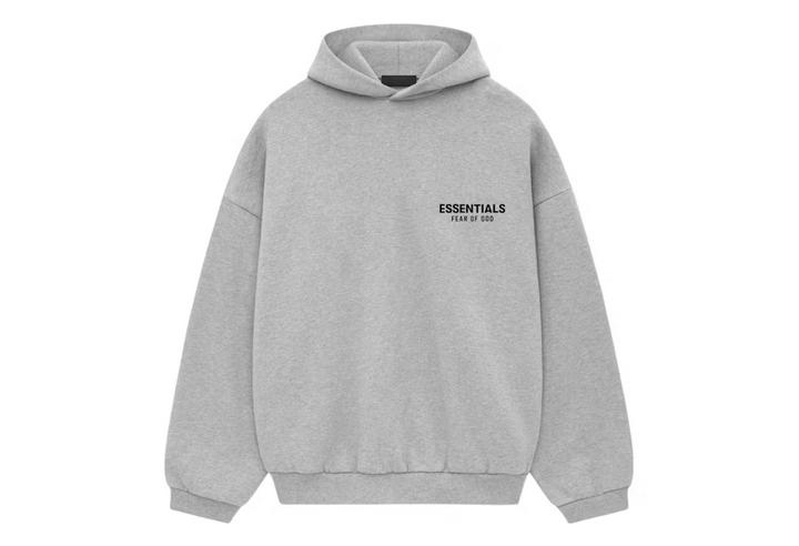 FEAR OF GOD ESSENTIALS HOODIE LIGHT HEATHER GREY