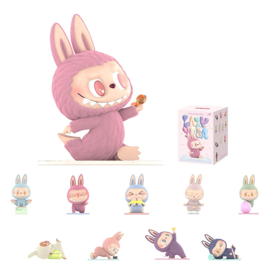 POP MART LABUBU LAZY YOGA SINGLE BLIND BOX